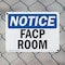 Signmission FACP Room, 10 in W x Rectangle, Plastic OS-2PACK-NS-P-710-L-12413 - alternate 6